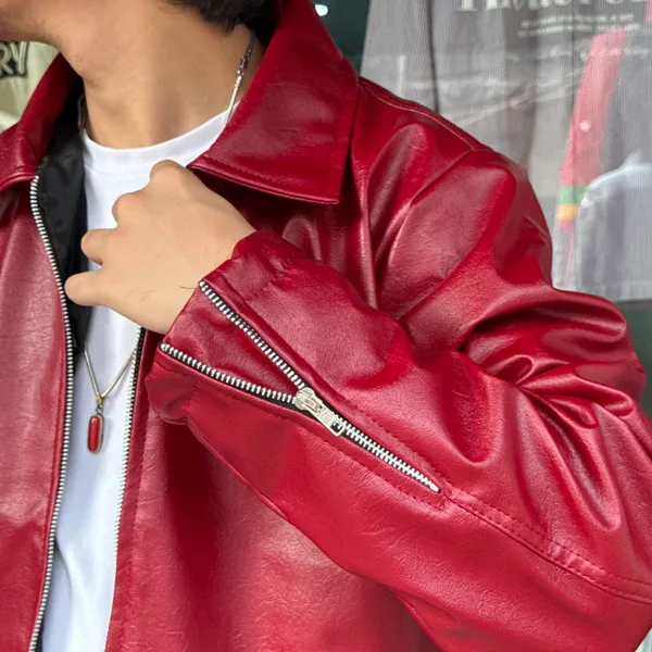 Burgundy_Red_Lather_jacket_