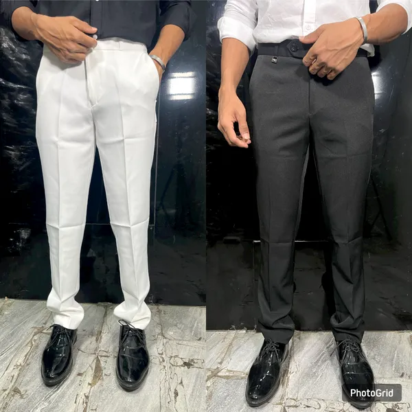 Black_And_White_Lycra_Formal_Pant_For_Men_(Pack_Of_2)