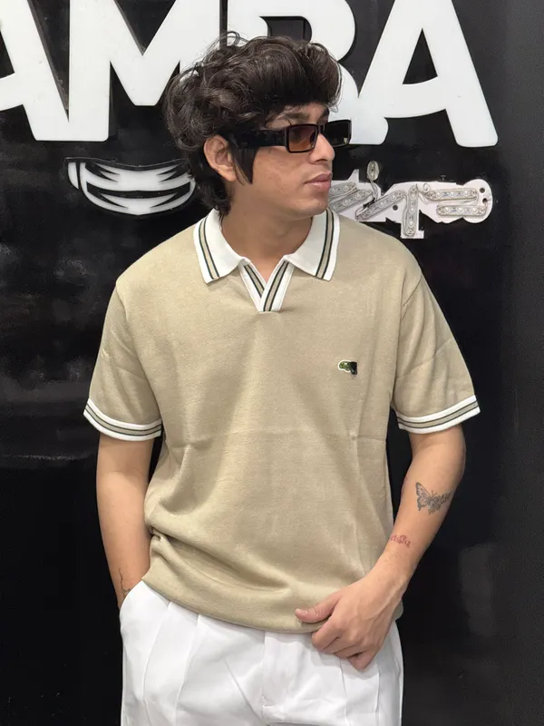 Men’s_Premium_Beige_Polo_T-Shirt