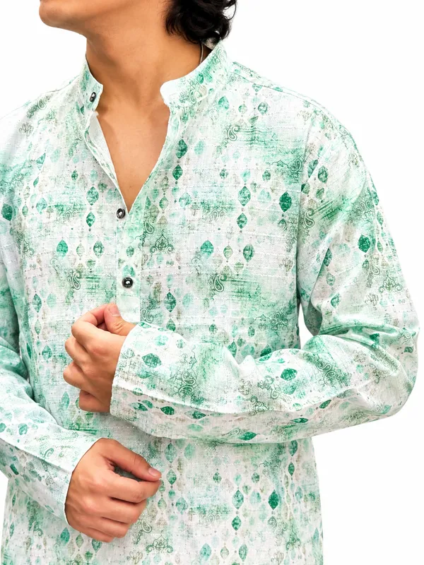Men’s_Printed_Long_Kurta