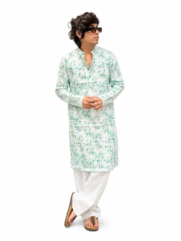 Men’s_Printed_Long_Kurta