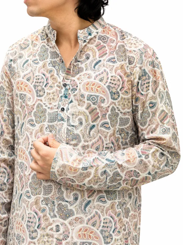 Men’s_Printed_long_Kurta