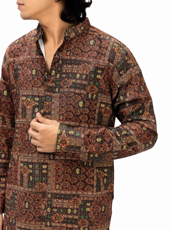 Men’s_Printed_long_Kurta