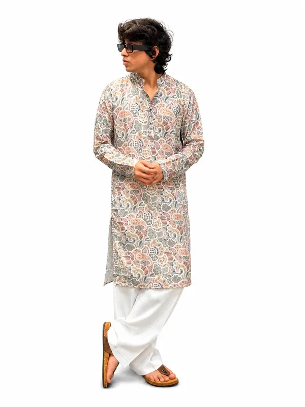 Men’s_Printed_long_Kurta