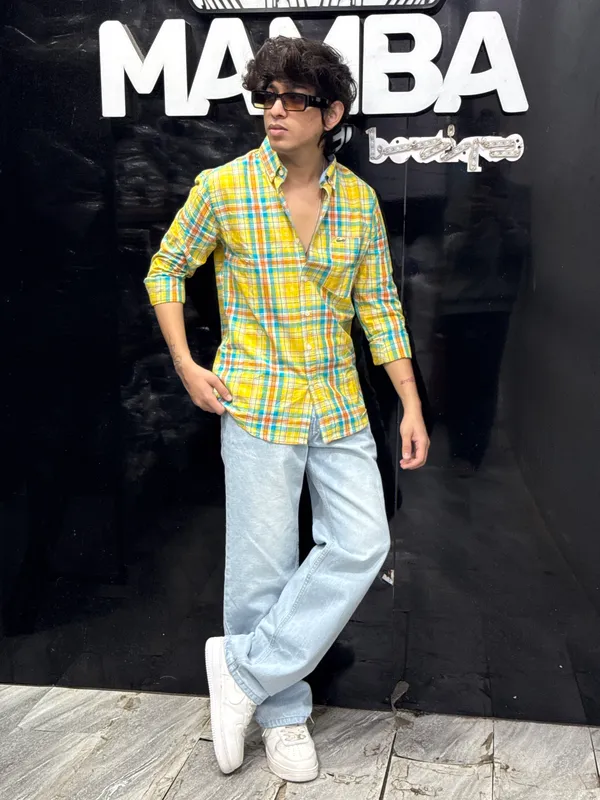 Men’s_Premium_Classy_Checked_Casual_Shirt_–_Sunshine_Yellow_Multi_Check