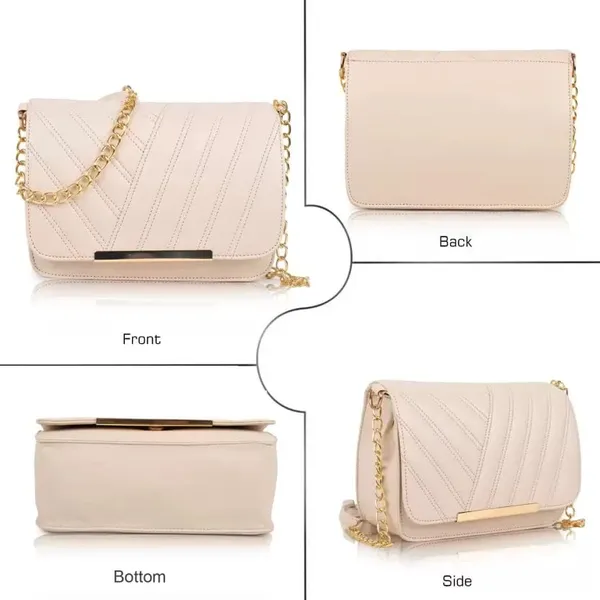 Beige_Premium_Faux_Leather_Sling_Bag_For_Women