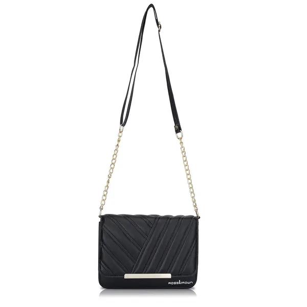 Black_Premium_Faux_Leather_Sling_Bag_For_Women