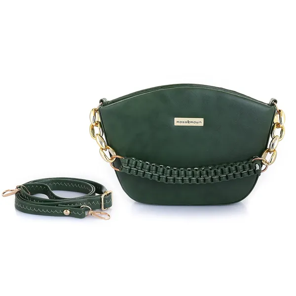 Green_Premium_Faux_Leather_Sling_Bag_For_Women