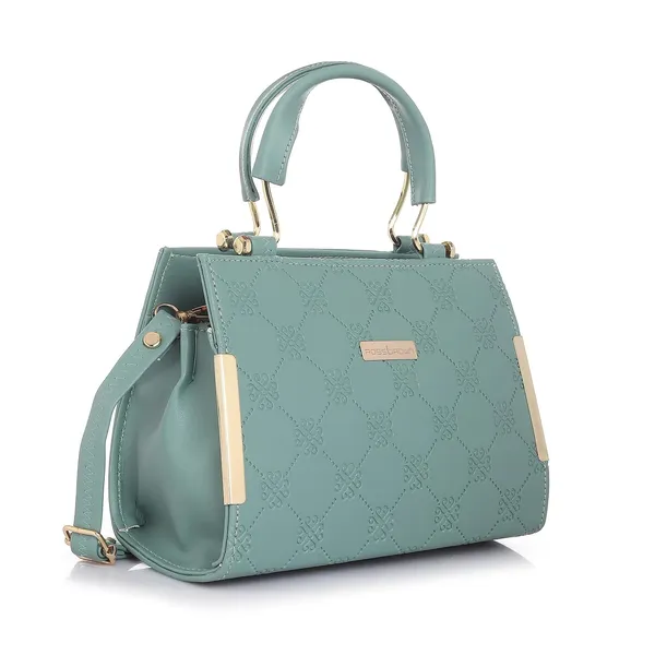 Green_Premium_Faux_Leather_Purse_Handbag_For_Women
