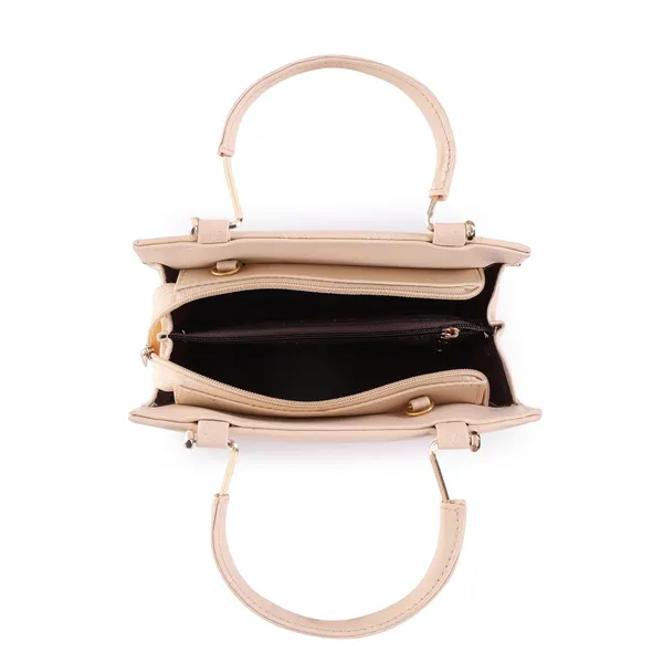 Beige_Premium_Faux_Leather_Purse_Handbag_For_Women
