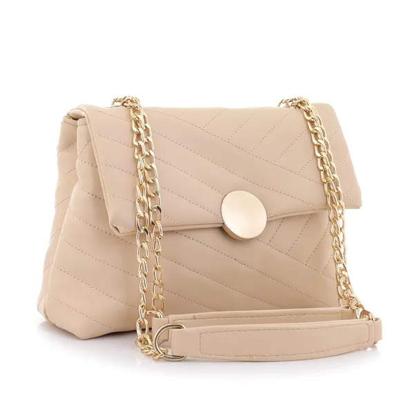 Beige_Premium_Faux_Leather_Sling_Bag_For_Women