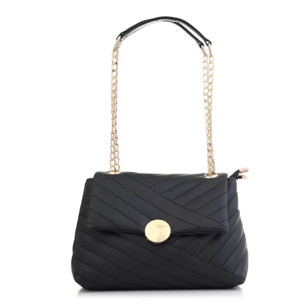 Black_Premium_Faux_Leather_Sling_Bag_For_Women