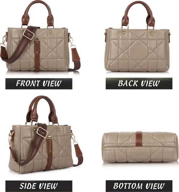 Beige_Premium_Faux_Leather_Sling_Bag_For_Women