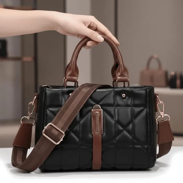 Black_Premium_Faux_Leather_Sling_Bag_For_Women