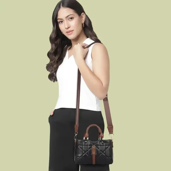 Black_Premium_Faux_Leather_Sling_Bag_For_Women