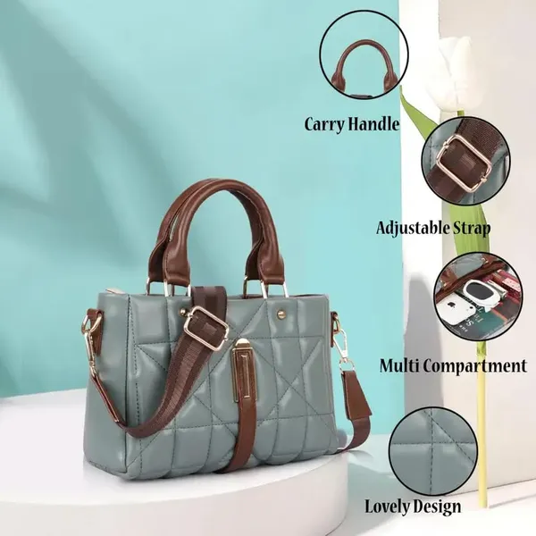 Grey_Premium_Faux_Leather_Sling_Bag_For_Women