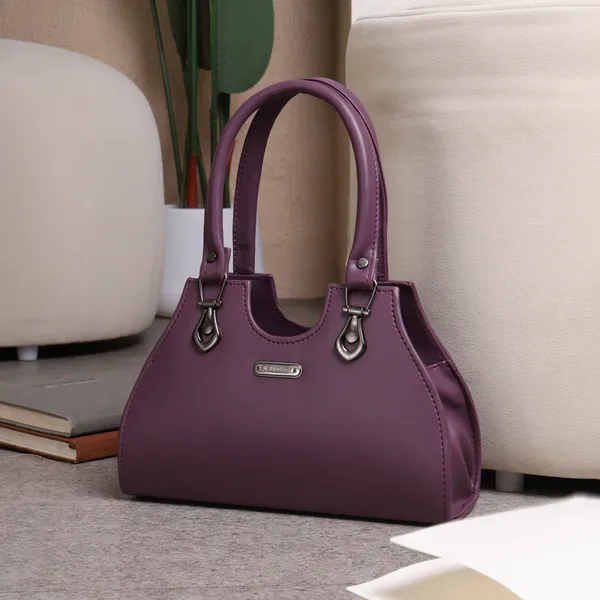 Purple_Premium_Faux_Leather_Handbag_For_Women