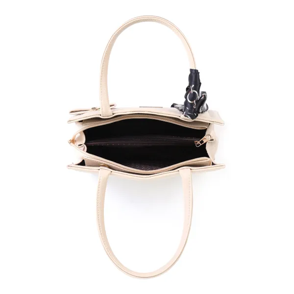 Beige_Premium_Faux_Leather_Handbag_For_Women