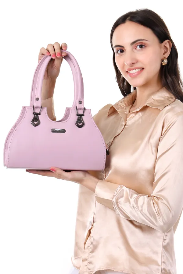 Pink_Premium_Faux_Leather_Handbag_For_Women