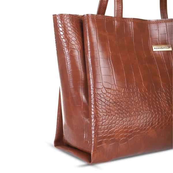 Brown_Premium_Faux_Leather_Shoulder_Bag_For_Women