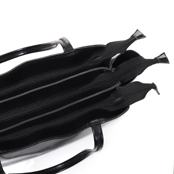 Black_Premium_Faux_Leather_Shoulder_Bag_For_Women
