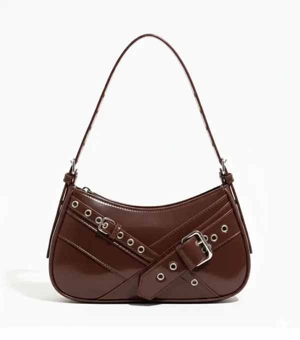 Brown_Premium_Faux_Leather_Shoulder_Bag_For_Women