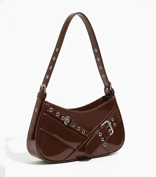 Brown_Premium_Faux_Leather_Shoulder_Bag_For_Women