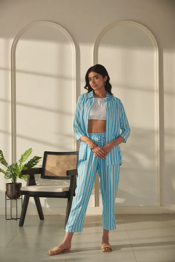 Ekvaa_Blue_And_White_Rayon_Lurix_Premium_&_Elegant_Striped_Co-Ord_Set_For_Women
