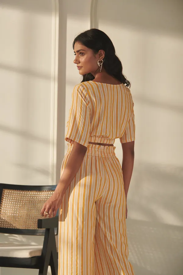Ekvaa_Mustard_Yellow_Rayon_Lurix_Premium_&_Elegant_Striped_Co-Ord_Set_For_Women