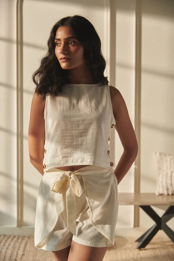 Ekvaa_Off_White_Cotton_Premium_&_Elegant_Solid_Co-Ord_Set_For_Women
