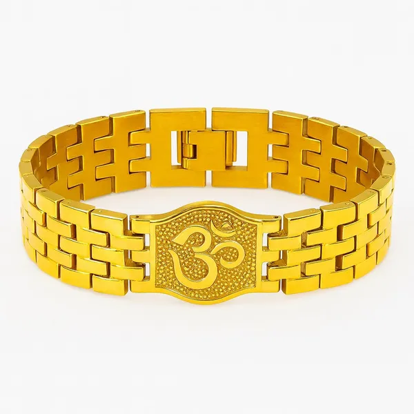 Gold_18K_Plated_Stainless_Steel_Anti-Tarnish_Dailywear_Om_Bracelet