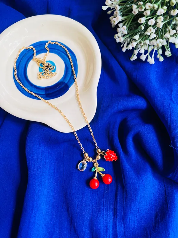 Red_Cherry_Pop_18K_Gold_Plated_&_Waterproof_&_Anti-Tarnish_Pendant_Necklace