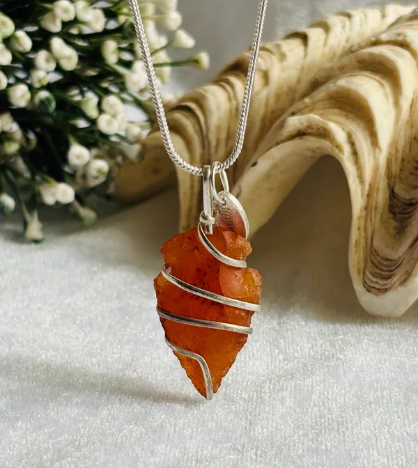 Orange_Agni_Arrow_Natural_Carnelian_Arrowhead_Pendant_Wire_Wrapped_Spiritual_Necklace