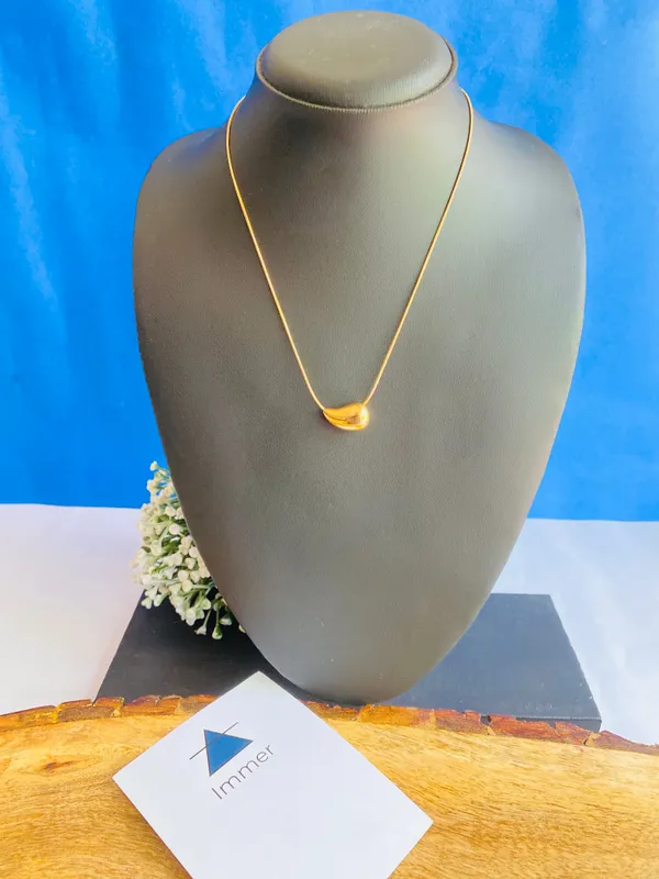 Gold_Bold_Drop_18K_Gold_Plated_Minimal_Charm_Demi-Fine_&_Dailywear_Necklace