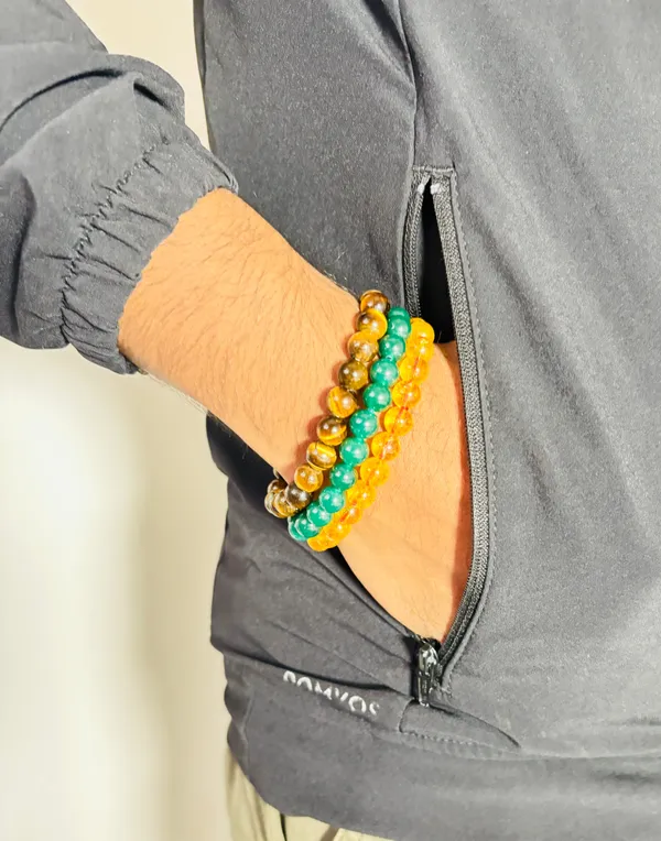 Multicolor_Gemstone_Citrine_Jade_&_Tiger_Eye_Destiny_Changer_Combo_Bracelet