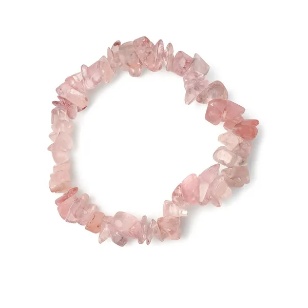 Rose_Quartz_Chip_Bracelet_for_Women_&_Girls_|_Healing_Crystal_Jewellery_|_Genuine_Stretchable_Stone_Bracelets