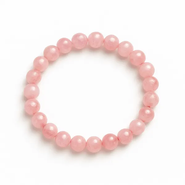 Pink_Rose_Quartz_For_Love_&_Healing_&_Self-Care_Genuine_Crystal_Authentic_Natural_Stone_With_Certificate_Bracelet