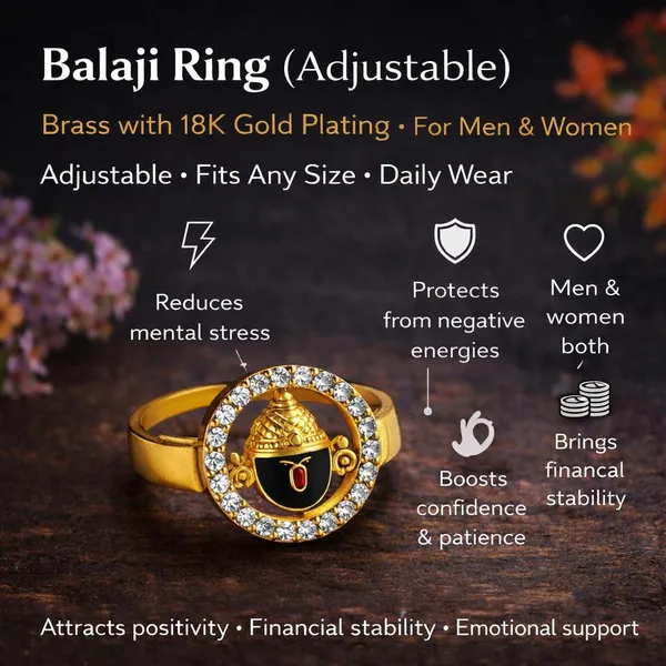Balaji_Ring_Adjustable_for_Men_&_Women_|_Brass_with_18K_Gold_Plating_|_Lord_Venkateshwara_Spiritual_Ring_for_Daily_use