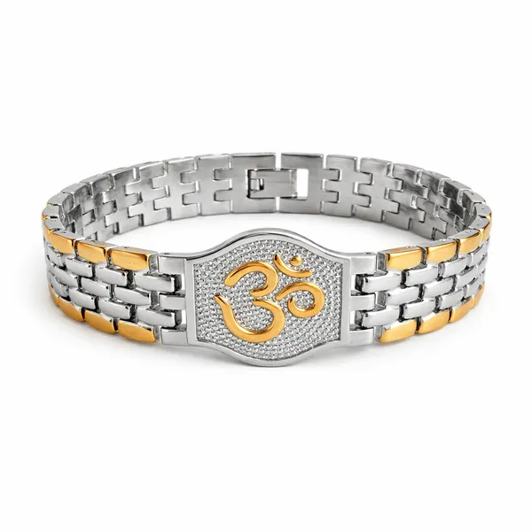 Dual_Tone_OM_Bracelet_for_Men_|_18K_Gold_Plated_Stainless_Steel_Kada_|_Engraved_Om_Symbol_Adjustable_Bracelet_in_Gold_and_Silver_Plating