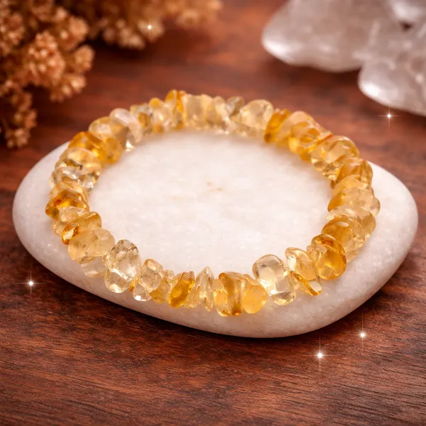 Citrine_Chip_Bracelet_for_Women_&_Girls_|_Healing_Crystal_Jewellery_|_Genuine_Stretchable_Stone_Bracelets