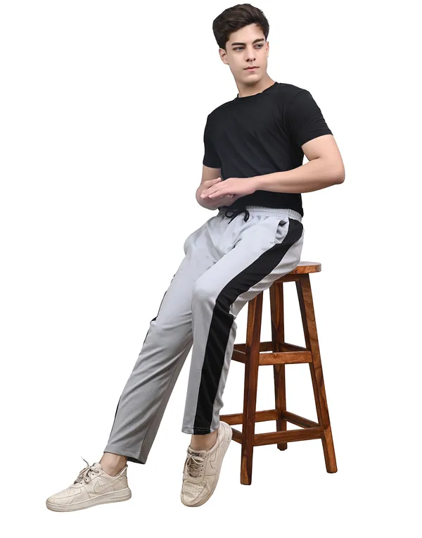 Light_Grey_Twill_210_Side_Patty_Track_Pant_For_Men