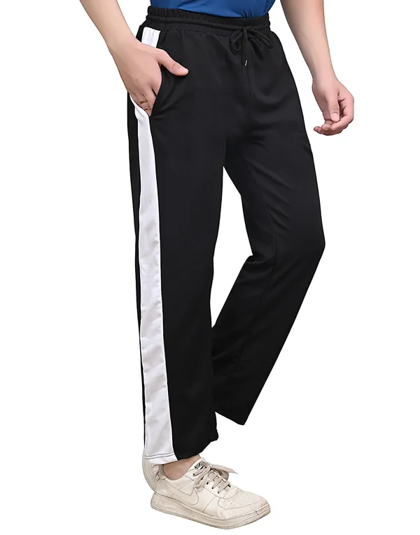Black_Twill_210_Side_Patty_Track_Pant_For_Men
