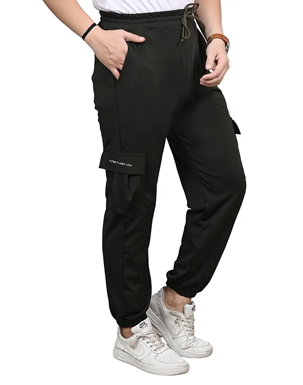 Olive_Lycra_220_Cargo_Track_Pant_For_Men