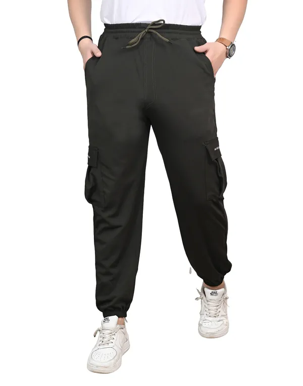 Olive_Lycra_220_Cargo_Track_Pant_For_Men