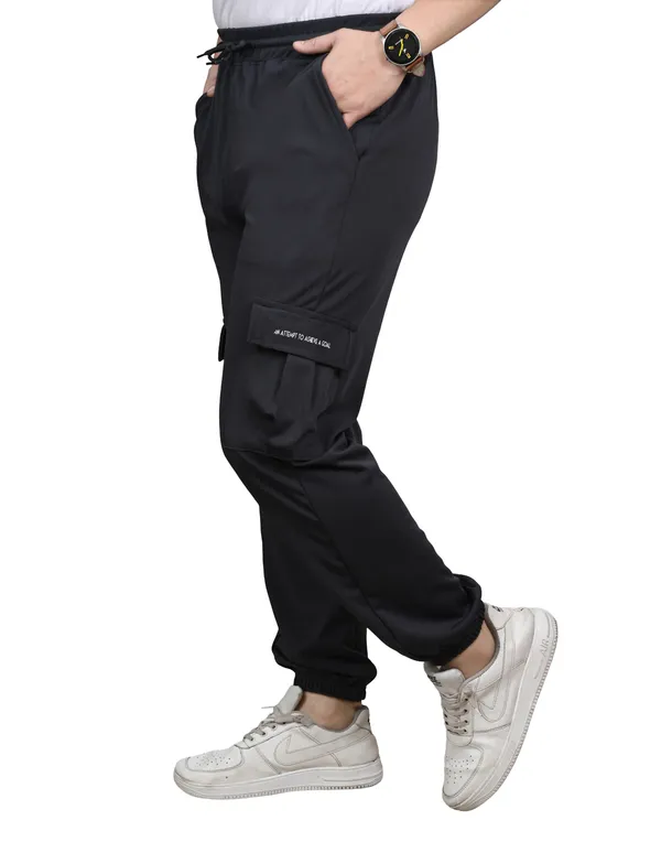 Dark_Grey_&_Black_Lycra_220_Cargo_Track_Pant_For_Men_(Pack_Of_2)