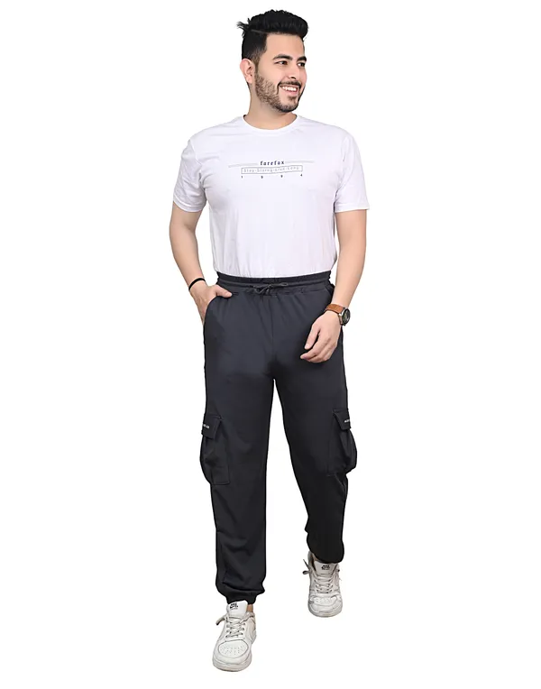 Dark_Grey_&_Black_Lycra_220_Cargo_Track_Pant_For_Men_(Pack_Of_2)