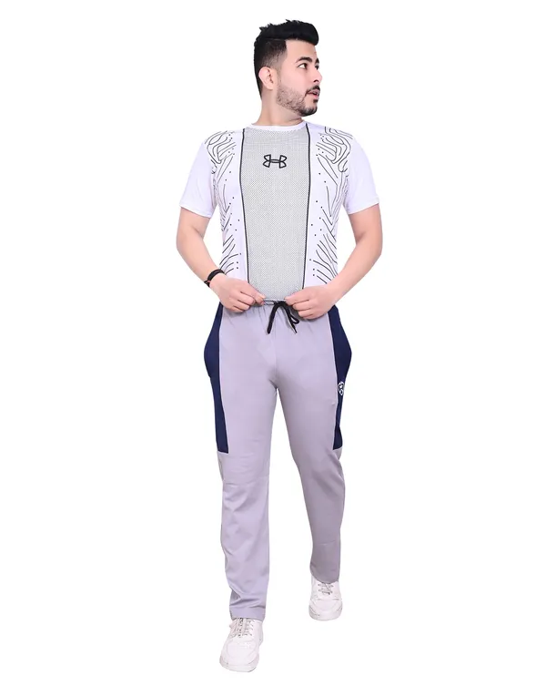 Light_Grey_Lycra_220_Hf_Track_Pant_For_Men