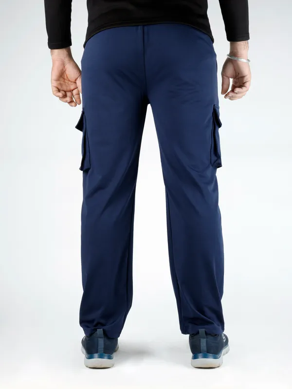 Navy_Lycra_220_Cargo_Track_Pant_For_Men