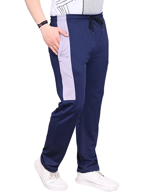 Light_Grey_&_Navy_Lycra_220_Hf_Track_Pant_For_Men_(Pack_Of_2)