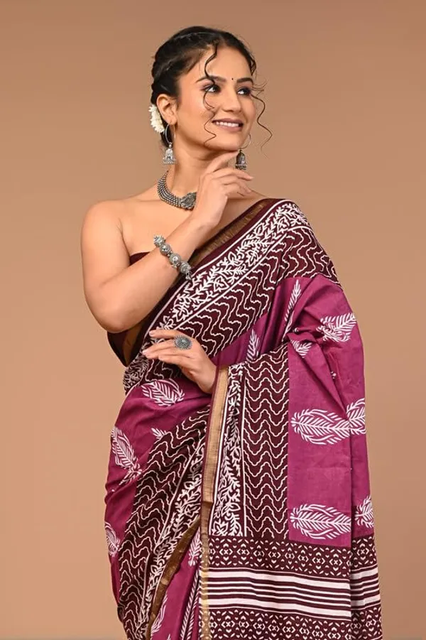 Cotton_Block_Prints_Saree_For_Women